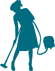 Tańczący personel sprzątający (cleaning service)